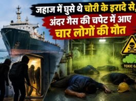 जहाज में घुसे थे चोरी के इरादे से, अंदर गैस की चपेट में आए चार लोगों की मौत