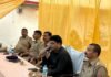 दुर्गा पूजा पर तेज डीजे बजाने पर होगी कार्रवाई:कैसरगंज में शांति समिति की बैठक में एसडीएम-सीओ ने दिए सख्त निर्देश