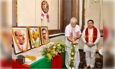 मोदी के सार्वजनिक जीवन के 25 वर्ष, भाजपा ने निकाली कलश यात्रा