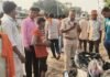 नरखोरिया में बाइक ने 4 लोगों को मारी टक्कर:बस्ती-डुमरियागंज मार्ग पर बुजुर्ग और छात्रा समेत 4 घायल; एक की हालत गंभीर