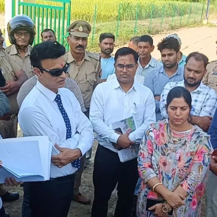 महिला स्वयं सहायता समूह के प्लांट का निरीक्षण:बलसिंहपुर में अपर सचिव ने इसे 'रेगिस्तान में नखलिस्तान' बताया, सिंचाई लागत 200 से घटकर 60 रुपये हुई