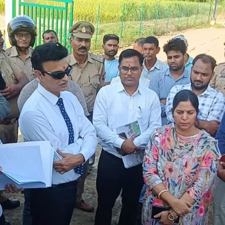 महिला स्वयं सहायता समूह के प्लांट का निरीक्षण:बलसिंहपुर में अपर सचिव ने इसे 'रेगिस्तान में नखलिस्तान' बताया, सिंचाई लागत 200 से घटकर 60 रुपये हुई