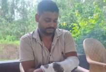 बंदर को बचाते समय बाइक सवार युवक हादसे का शिकार:श्रावस्ती में गंभीर हालत में जिला मेडिकल कॉलेज रेफर