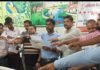 मोतीपुर में गांधी जयंती पर लगा रक्तदान शिविर:'सेवा से संकल्प' अभियान के तहत 9 लोगों ने किया रक्तदान, स्वास्थ्यकर्मियों ने भी ली शपथ