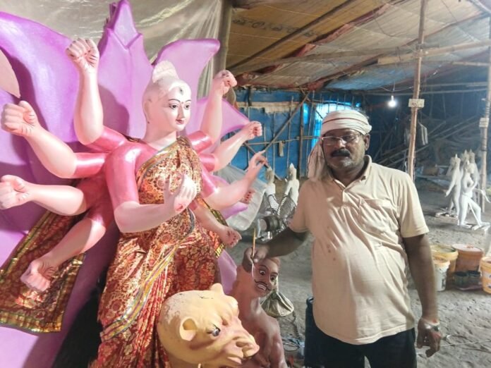 Nawabganj Durga Puja 2026 | Idol Installation Preparations in Bahraich