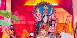 विक्रमजोत के रूपगढ़ में शारदीय नवरात्रि शुरू:पहले दिन मां शैलपुत्री की पूजा के साथ दुर्गा प्रतिमाएं स्थापित, भक्तिमय हुआ माहौल विक्रमजोत के रूपगढ़ में शारदीय नवरात्रि शुरू:पहले दिन मां शैलपुत्री की पूजा के साथ दुर्गा प्रतिमाएं स्थापित, भक्तिमय हुआ माहौल
