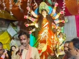 शेखापुर में माता रानी की मूर्ति स्थापित:विशेश्वरगंज विकासखंड में रात में हुई स्थापना, सुबह से भक्तों ने किए दर्शन