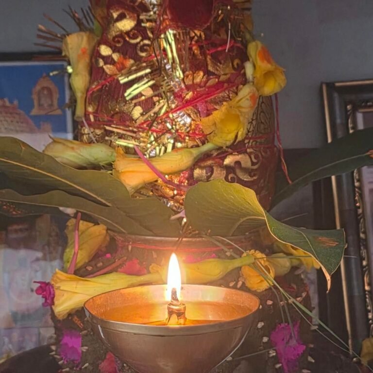 अलाउद्दीनपुर में शारदीय नवरात्र शुरू, कलश स्थापना हुई:श्रद्धालु मां शैलपुत्री की पूजा में जुटे, घरों और मंदिरों में भक्ति का माहौल