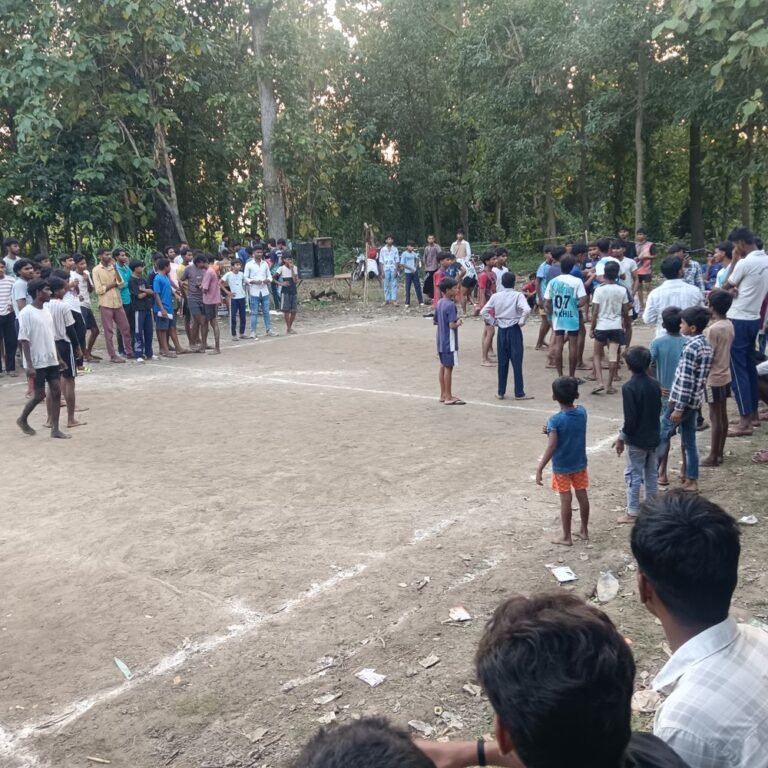 नरायनपुर में बाल कबड्डी प्रतियोगिता शुरू:पहले दिन खिलाड़ियों ने दिखाया दमखम, ग्रामीण और खेल प्रेमी भी पहुंचे