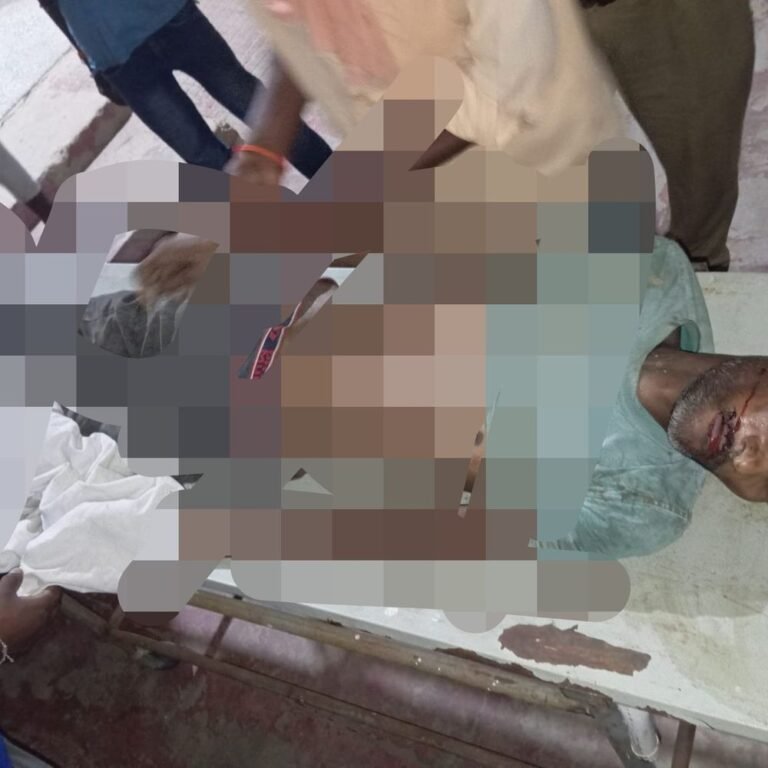 ट्रैक्टर को धक्का देते समय पहिए के नीचे आया युवक,मौत:बस्ती में खेत में फंसे ट्रैक्टर को निकालने की कोशिश कर रहा था