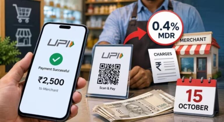 ₹2000 से ज्यादा UPI पेमेंट पर MDR का फैसला टला, अब जनवरी 2027 से लागू होने की संभावना
