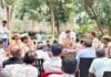 पुलिस अधीक्षक बलरामपुर के निर्देशानुसार,क्षेत्राधिकारी उतरौला द्वारा थाना रेहरा बाजार परिसर में आगामी त्योहार मां दुर्गा पूजा (नवरात्रि) व दशहरा के संबंध में पीस कमेटी की बैठक आयोजित की गई*