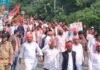 SLUG: SIR के विरोध में सपा का प्रदर्शन, चुनाव आयुक्त का पुतला दहन