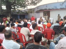 पुलिस अधीक्षक बलरामपुर के निर्देशानुसार,उपजिलाधिकारी सदर व प्रभारी नि0 थाना को0 नगर द्वारा थाना को0 नगर परिसर में प्रभारी निरीO थाना ललिया द्वारा थाना ललिया परिसर में आगामी त्योहार मां दुर्गा पूजा (नवरात्रि) व दशहरा के संबंध में पीस कमेटी की बैठक आयोजित की गई*