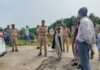 शारदीय नवरात्रि/दुर्गा पूजा एवं दशहरा के दृष्टिगत जिलाधिकारी व पुलिस अधीक्षक ने बड़राह घाट थाना मल्हीपुर का किया निरीक्षण