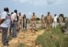 जिलाधिकारी एवं पुलिस अधीक्षक ने मूर्ति विसर्जन स्थल भेला गांव का लिया जायजा
