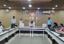 जिलाधिकारी की अध्यक्षता में पायलट प्रोजेक्ट के तहत ’’सुपोषण से शुरुआत’’ अभियान की समीक्षा बैठक सम्पन्न