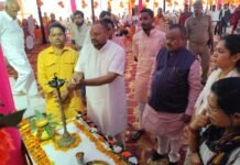 श्रावस्ती में मुख्यमंत्री सामूहिक विवाह योजना के तहत जिले के 44 जोड़ों का विवाह सम्पन्न