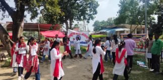संचारी रोगों से सुरक्षा एवं बचाव के प्रति जन-जागरूकता चलाया गया अभियान।*