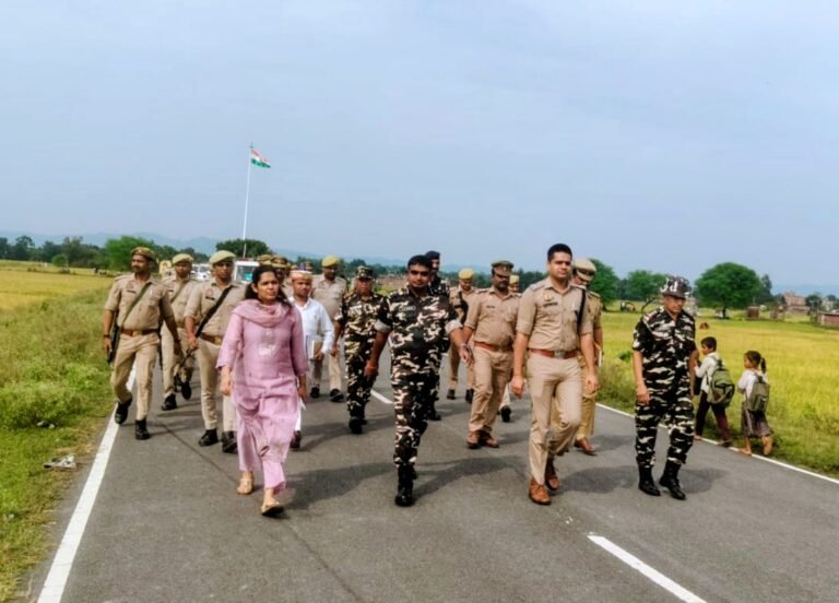 आगामी त्योहारों के दृष्टिगत भारत-नेपाल सीमा पर संयुक्त निरीक्षण एवं पेट्रोलिंग किया गया