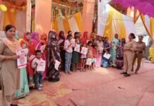 मिशन शक्ति फेज-6.0 के अंतर्गत श्रावस्ती पुलिस की सराहनीय पहल