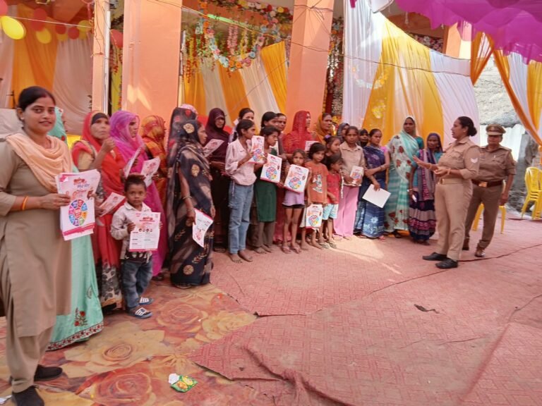 मिशन शक्ति फेज-6.0 के अंतर्गत श्रावस्ती पुलिस की सराहनीय पहल