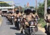 पुलिस अधीक्षक बलरामपुर के निर्देशानुसार, शारदीय नवरात्रि को सकुशल एवं शांतिपूर्ण ढंग से सम्पन्न कराए जाने के दृष्टिगत थाना गैड़ास बुजुर्ग क्षेत्र में भारी पुलिस बल के साथ मोटरसाइकिल गश्त (पेट्रोलिंग) से किया गया भव्य फ्लैग मार्च, आमजन को कराया गया सुरक्षा का एहसास, अराजक तत्वों को दी गई चेतावनी*