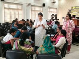 आपदा एवं आपातकाल में भी मातृ-शिशु पोषण सेवाएँ रहेंगी जारी आंगनवाड़ी पर्यवेक्षकों एवं आशा संगिनियों का क्षमता संवर्धन कार्यशाला आयोजन