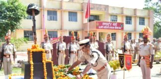 62वीं वाहिनी सशस्त्र सीमा बल, भिनगा में पुलिस स्मृति दिवस पर वीर शहीदों को श्रद्धांजलि अर्पित की गई