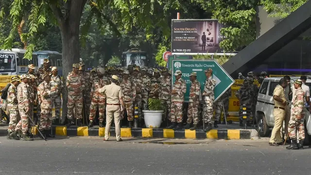 सीजेपी के प्रदर्शन से पहले छावनी में तब्दील दिल्ली, 35000 सुरक्षाकर्मी तैनात; सीमाओं पर ड्रोन से निगरानी