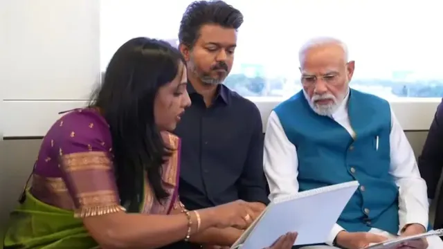 राहुल के साथ कॉफी, PM मोदी संग मेट्रो की सवारी; विजय का सियासी संतुलन या कोई बड़ा दांव?