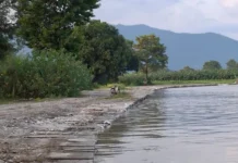 नेपाल में बाढ़ से नारायणी नदी का जलस्तर बढ़ा, महराजगंज में हाई अलर्ट; तटवर्ती इलाकों में NDRF और PAC तैनात