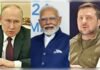 पुतिन और जेलेंस्की के बीच सुलह कराएंगे पीएम मोदी?