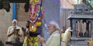 सरकार प्रमुख के रूप में 25 साल पूरे, पीएम मोदी ने दिल्ली के विनायक मंदिर में की पूजा