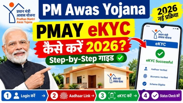 PM Awas Yojana: PMAY eKYC कैसे करें 2026? Step-by-Step गाइड
