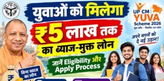 युवाओं को मिलेगा ₹5 लाख तक का ब्याज-मुक्त लोन, जानें Eligibility और Apply Process, UP CM YUVA Scheme 2026