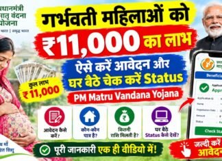 गर्भवती महिलाओं को ₹11,000 का लाभ, ऐसे करें आवेदन और घर बैठे चेक करें Status, PM Matru Vandana Yojana