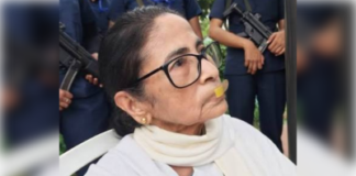 मुंह पर बैंड-एड लगाकर ममता बनर्जी का विरोध, TMC प्रमुख हिरासत में