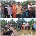 30 साल से नहीं बनी सड़क, कीचड़ में धान रोपकर जताया आक्रोश