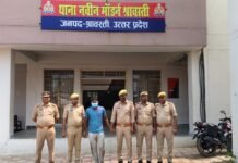 गैगेस्टर एक्ट का वांछित व 25000 रूपये का इनामिया अभियुक्त गिरफ्तार