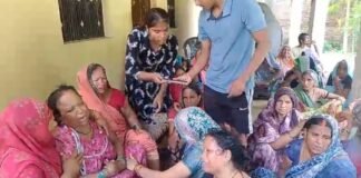 UP: धान की सिंचाई के दौरान करंट की चपेट में आने से किसान की मौत, पत्नी ने लगाया झटका तार में करंट उतरने का आरोप