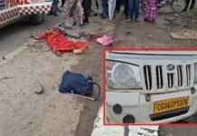 माता के दर्शन से लौटते समय हादसा, श्रद्धालुओं से भरी पिकअप को ट्रक ने मारी टक्कर News Desk