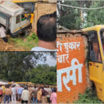अमेठी में बड़ा हादसा: दूध टैंकर और स्कूल बस की टक्कर, 24 बच्चे घायल